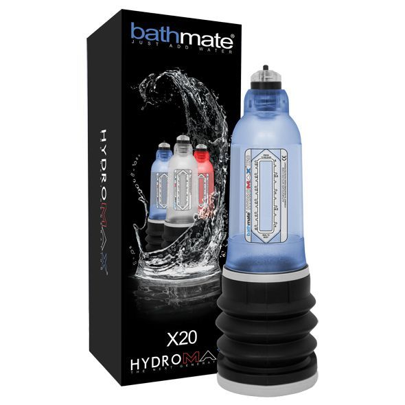 Гидропомпа Bathmate Hydromax 5 Blue (X20), для члена длиной от 7,5 до 12,5см, диаметр до 4,5см