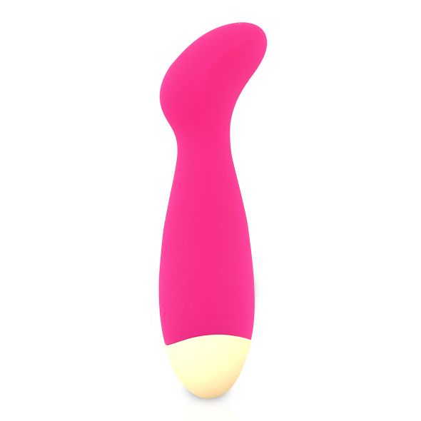 Вибратор для точки G Rianne S: Boa Mini Pink, 10 режимов работы, медицинский силикон