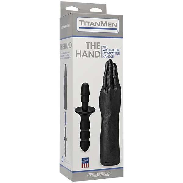 Рука для фистинга Doc Johnson Titanmen The Hand with Vac-U-Lock Compatible Handle, диаметр 6,9см