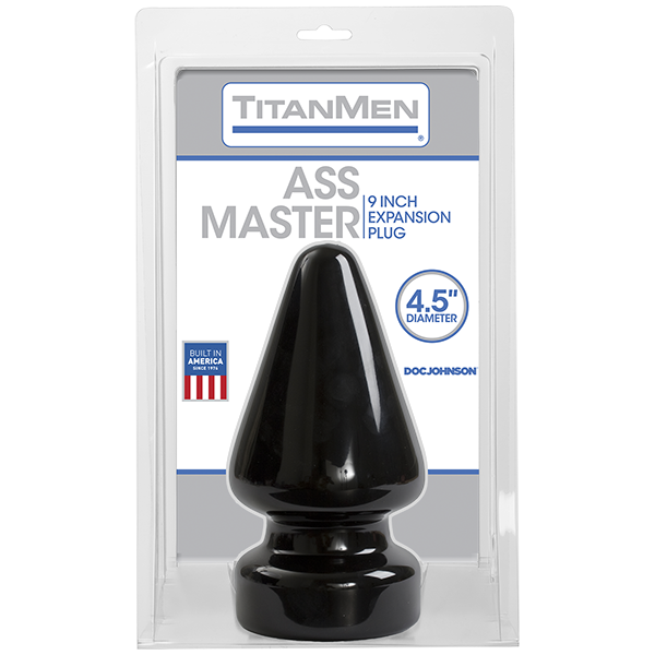 Пробка для фистинга Doc Johnson Titanmen Tools - Butt Plug - 4.5 Inch Ass Master, диаметр 11,7см