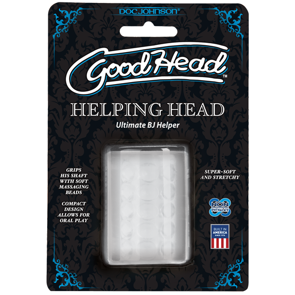 Мастурбатор Doc Johnson GoodHead - Helping Head ULTRASKYN, супер помогалочка для минета