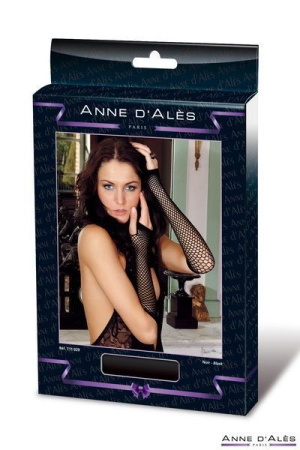 Митенки сетка Anne De Ales Black || 