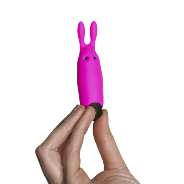 Вибропуля Adrien Lastic Pocket Vibe Rabbit Pink со стимулирующими ушками