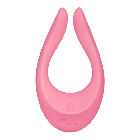 Вибратор для пар Satisfyer Endless Joy Pink, 3 независимых мотора, многофункциональный || 