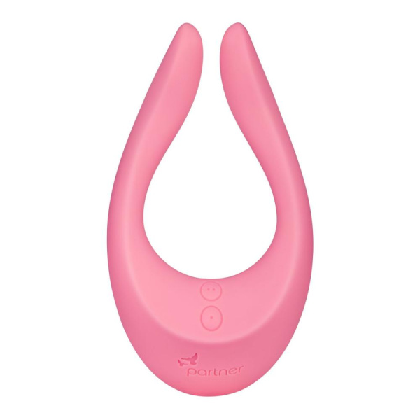 Вибратор для пар Satisfyer Endless Joy Pink, 3 независимых мотора, многофункциональный