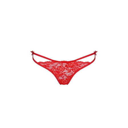 Трусики с завязочками по бокам WARDA THONG red S/M - Passion Exclusive || 