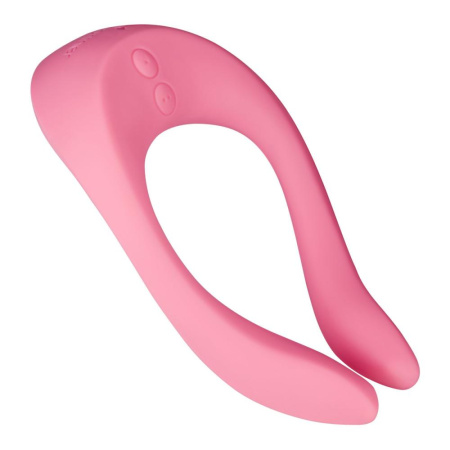 Вибратор для пар Satisfyer Endless Joy Pink, 3 независимых мотора, многофункциональный || 