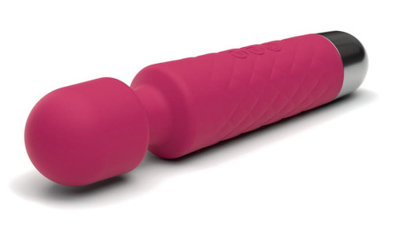 Минивибромассажер Dorcel Wand Wanderful Magenta мощный, водонепроницаемый, 18 режимов работы || 