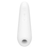 Вакуумный клиторальный стимулятор Satisfyer Curvy 1+ White с управлением через интернет || 