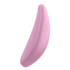 Мощный вакуумный клиторальный стимулятор Satisfyer Curvy 3+ с управлением через интернет || 