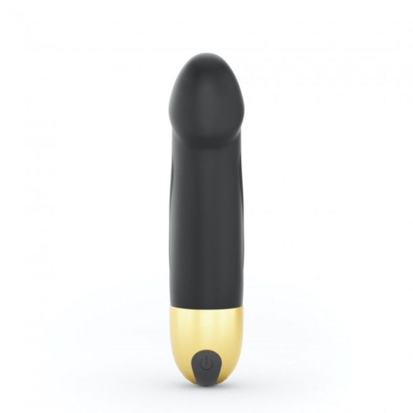 Вибратор Dorcel Real Vibration S Gold 2.0, диам 3,7см, перезаряжаемый, для точки G