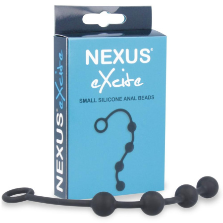 Анальные шарики Nexus Excite Small Anal Beads, силикон, макс. диаметр 2см || 