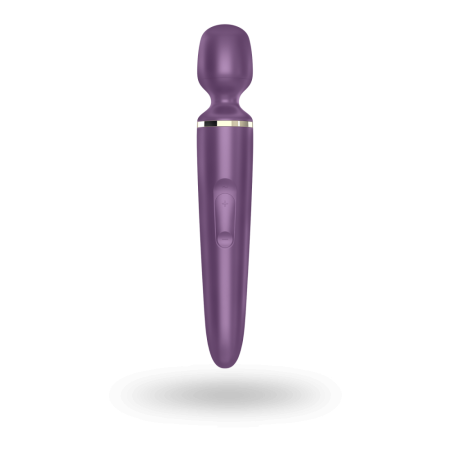 Вибромассажер Satisfyer Wand-er Woman (Purple/Gold) водонепроницаемый, мощный, размер XXL || 