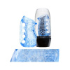 Мастурбатор Fleshlight Fleshskins Grip Blue Ice, надежная фиксация на руке, отлично для пар и минета || 