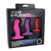 Набор вибромассажеров простаты Nexus G-Play Trio Plus, макс диаметр 2,3-3,0-3,5см, для новичков || 