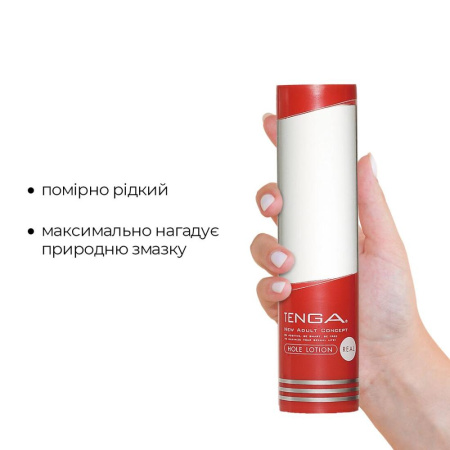 Лубрикант стандартной консистенции Tenga Hole Lotion Real (170 мл) на водной основе, универсальный || 