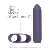 Минивибратор Je Joue - Classic Bullet Vibrator Purple с глубокой вибрацией и фиксацией на палец || 