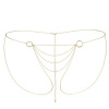 Цепочка-трусики Bijoux Indiscrets Magnifique Bikini Chain – Gold, украшение для тела || 