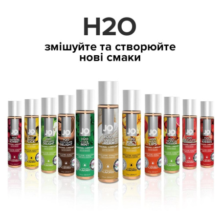 Смазка на водной основе System JO H2O — Vanilla Cream (120 мл) без сахара, растительный глицерин || 