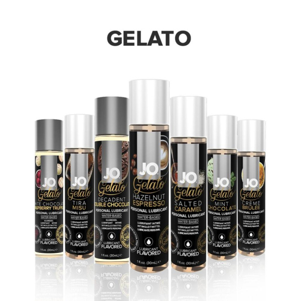 Смазка на водной основе System JO GELATO Hazelnut Espresso (120мл) без сахара, парабенов и гликоля