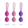 Вагинальные шарики Adrien Lastic Geisha Lastic Balls BIG Violet (L), диаметр 4см, вес 90гр || 