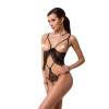 Боди монокини с открытой грудью JUSTINA BODY black L/XL Passion