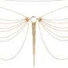 Цепочка на трусики или лиф Bijoux Indiscrets MAGNIFIQUE Waist Chain - Gold, украшение на тело || 
