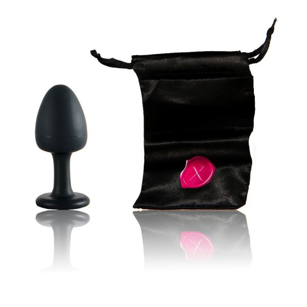 Анальная пробка Dorcel Geisha Plug Ruby XL с шариком внутри, создает вибрации, макс диаметр 4,5см