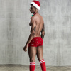 Новогодний мужской эротический костюм "Любимый Санта", One Size Red || 