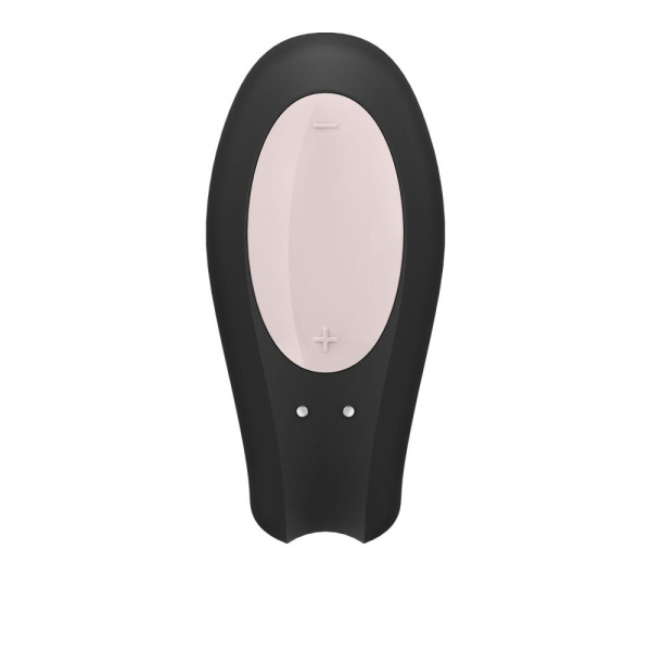 Смарт-вибратор для пар Satisfyer Double Joy Black с широким клиторальным стимулятором