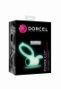 Эрекционное кольцо Dorcel Power Clit White PHOSPHO с вибрацией, белое, светится в темноте || 