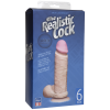 Фаллоимитатор Doc Johnson The Realistic Cock 6 inch White - ULTRASKYN, Vack-U-Lock, диаметр 4,3см || 