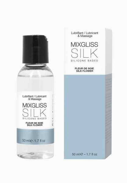 Лубрикант на силиконовой основе MixGliss SILK - FLEUR DE SOIE (50 мл) с цветочным ароматом