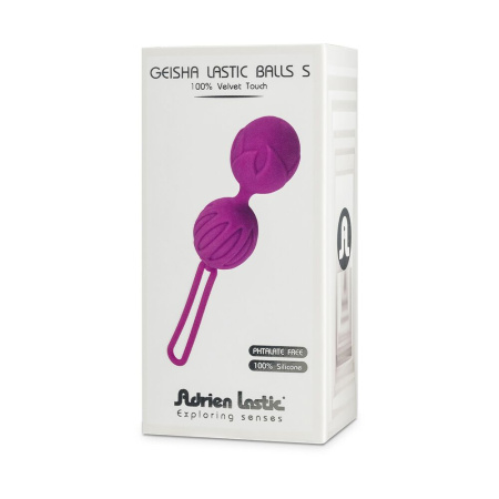 Вагинальные шарики Adrien Lastic Geisha Lastic Balls Mini Magenta (S), диаметр 3,4см, вес 85гр || 