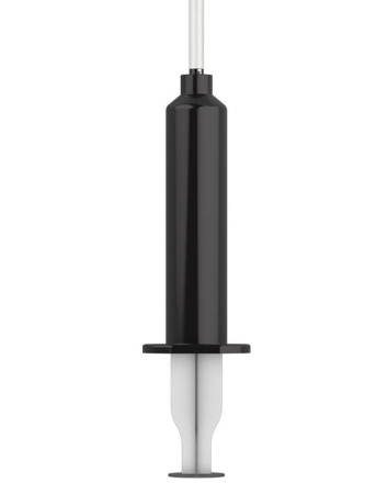 Кончающий фаллоимитатор Strap-On-Me Dildo Cum Black, диаметр 3,6см, силикон, насадка для страпона || 