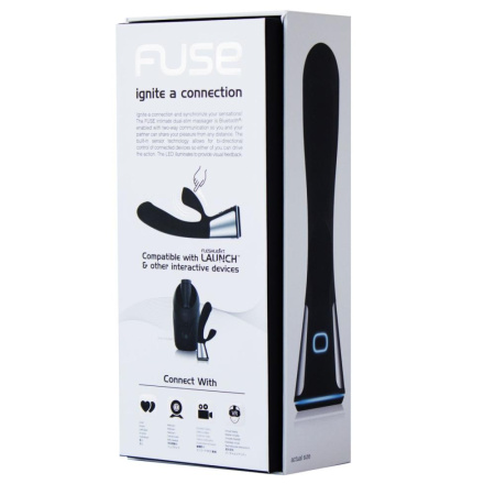 Интерактивный вибратор-кролик Ohmibod Fuse for Kiiroo Black || 