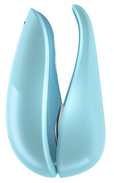 Вакуумный клиторальный стимулятор Womanizer Liberty Blue, магнитная крышка, 2 насадки