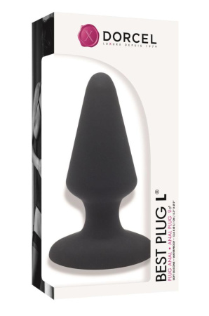 Анальная пробка Dorcel Best Plug L мягкий soft-touch силикон, макс. диаметр 5,1см || 