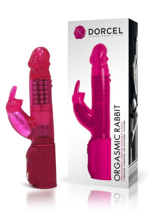 Вибратор-кролик Dorcel Orgasmic Rabbit Pink с жемчужным массажем || 