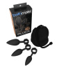 Набор анальных пробок Bathmate Anal Training Plugs, диаметр 2,5см - 3,1см - 3,8см || 
