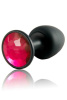 Анальная пробка Dorcel Geisha Plug Ruby L с шариком внутри, создает вибрации, макс. диаметр 4см || 