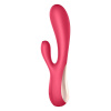 Смарт вибратор-кролик Satisfyer Mono Flex Red, 2 мотора, управление через интернет || 