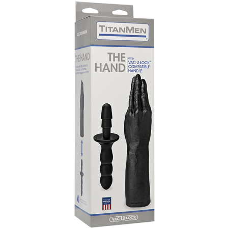 Рука для фистинга Doc Johnson Titanmen The Hand with Vac-U-Lock Compatible Handle, диаметр 6,9см || 