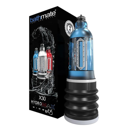 Гидропомпа Bathmate Hydromax 7 WideBoy Blue (X30) для члена длиной от 12,5 до 18см, диаметр до 5,5см || 