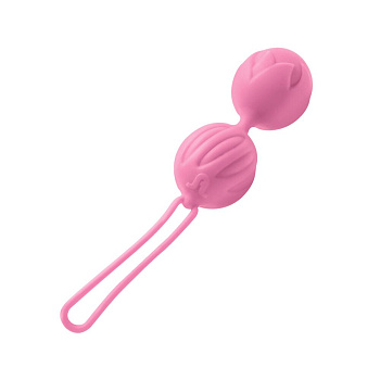 Вагинальные шарики Adrien Lastic Geisha Lastic Balls BIG Pink (L), диаметр 4см, вес 90гр