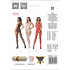 Бодистокинг Passion BS066 One Size, White, комбинезон, имитация чулок и пояса с гартерами || 