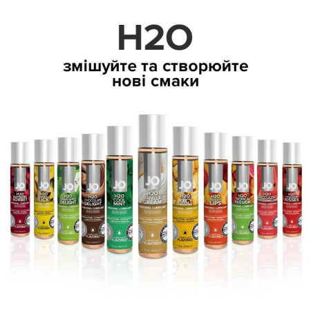 Смазка на водной основе System JO H2O — Vanilla Cream (30 мл) без сахара, растительный глицерин || 