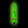 Вибропуля Rocks Off Neon - Halo, светится в темноте, 7 режимов работы, на батарейке || 