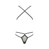 Боди монокини с декольте ERZA BODY black L/XL - Passion || 