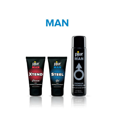 Гель для пениса стимулирующий pjur MAN Steel Gel 50 ml с экстрактом паприки и ментолом || 